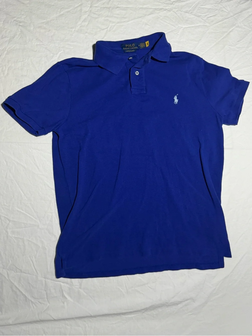 Polo by Ralph Lauren Custom Fit Short-Sleeve Polo “Royal Blue” Men’s Size M